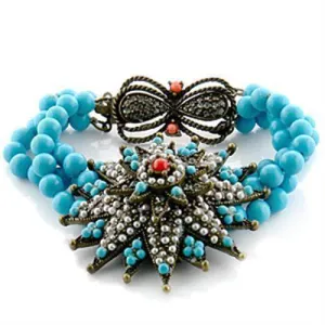 Women's Bracelets - LO1187 - Antique Copper Brass Bracelet