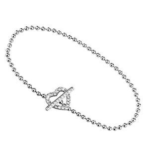 Women's Bracelets Style No. 3W404 - Rhodium Brass Bracelet