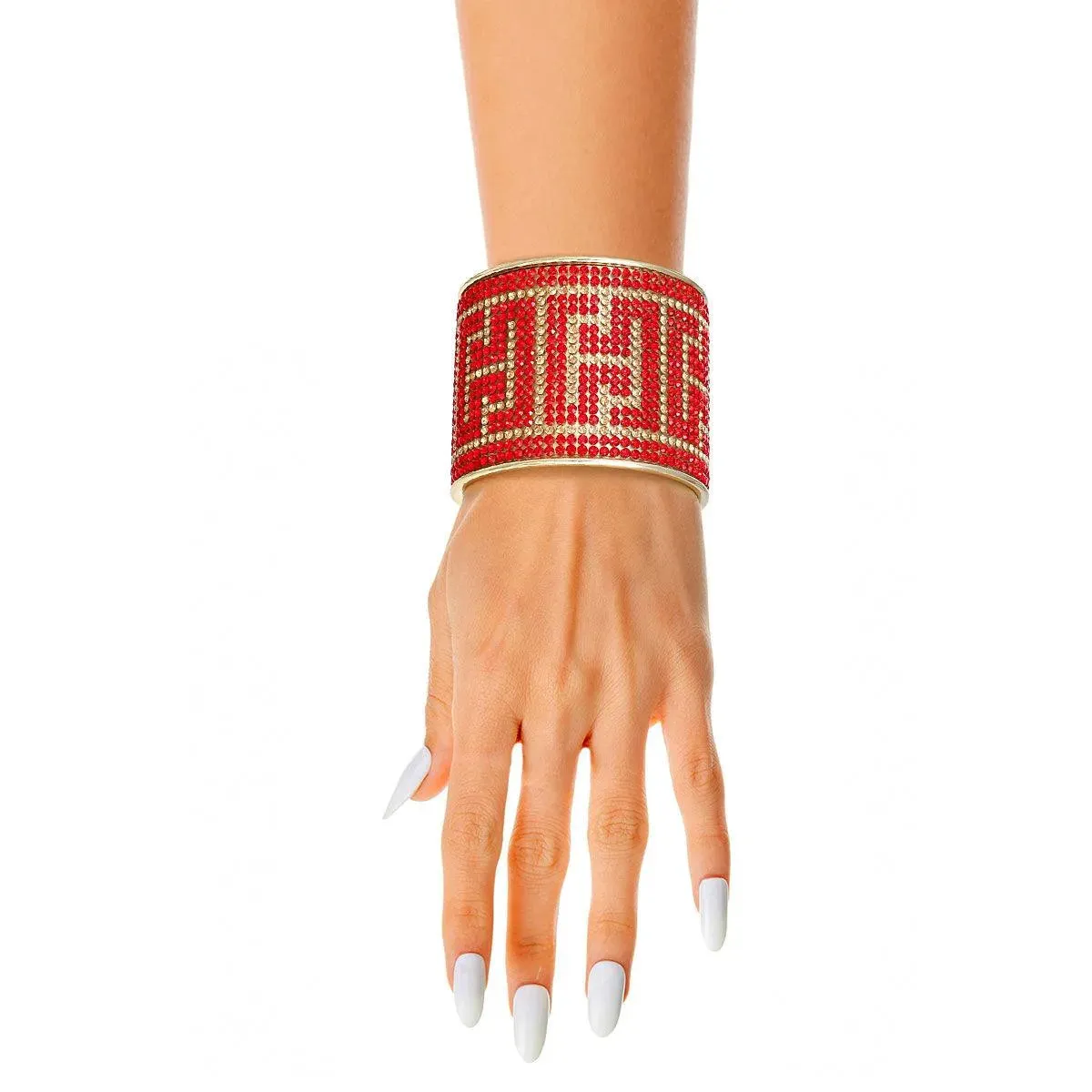 Women's Red Cuff Bracelet Little Extras That Make Your Outfits Pop
