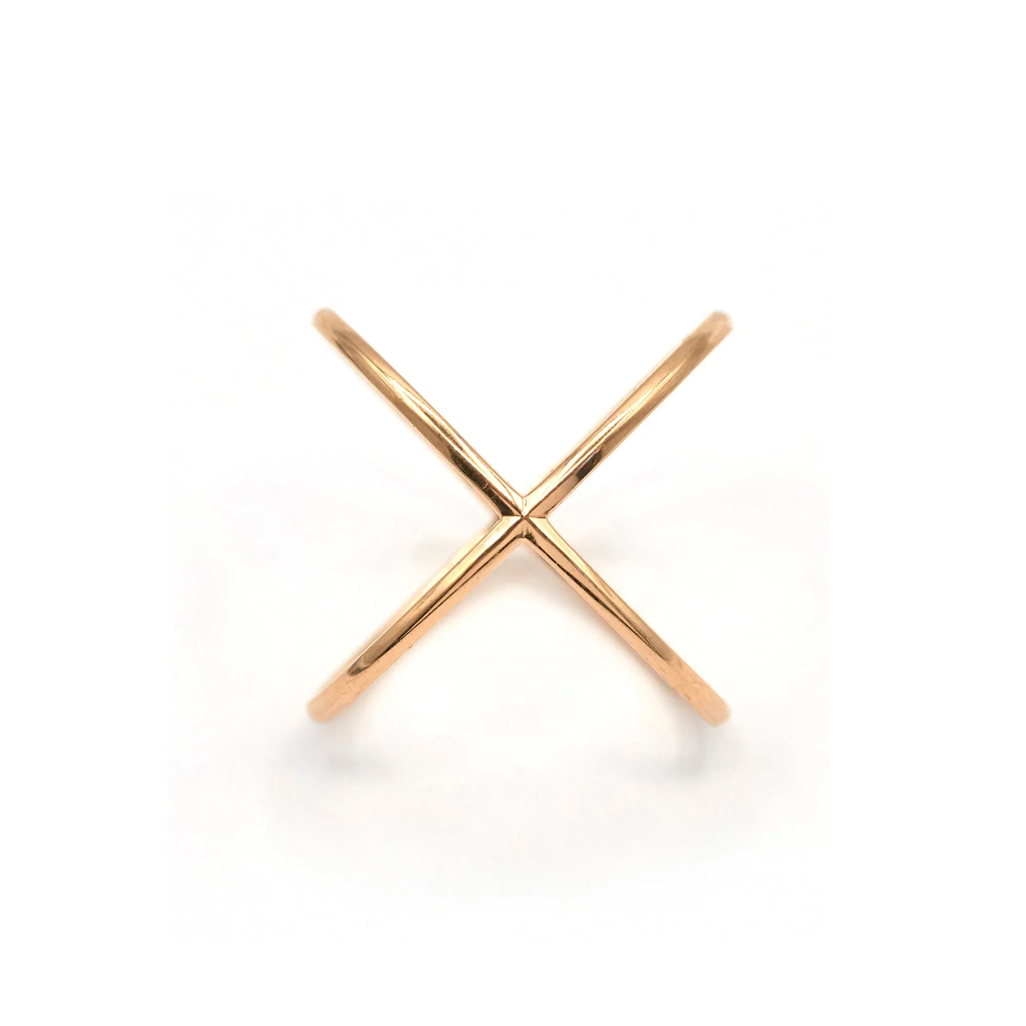 X Ring Rose Gold