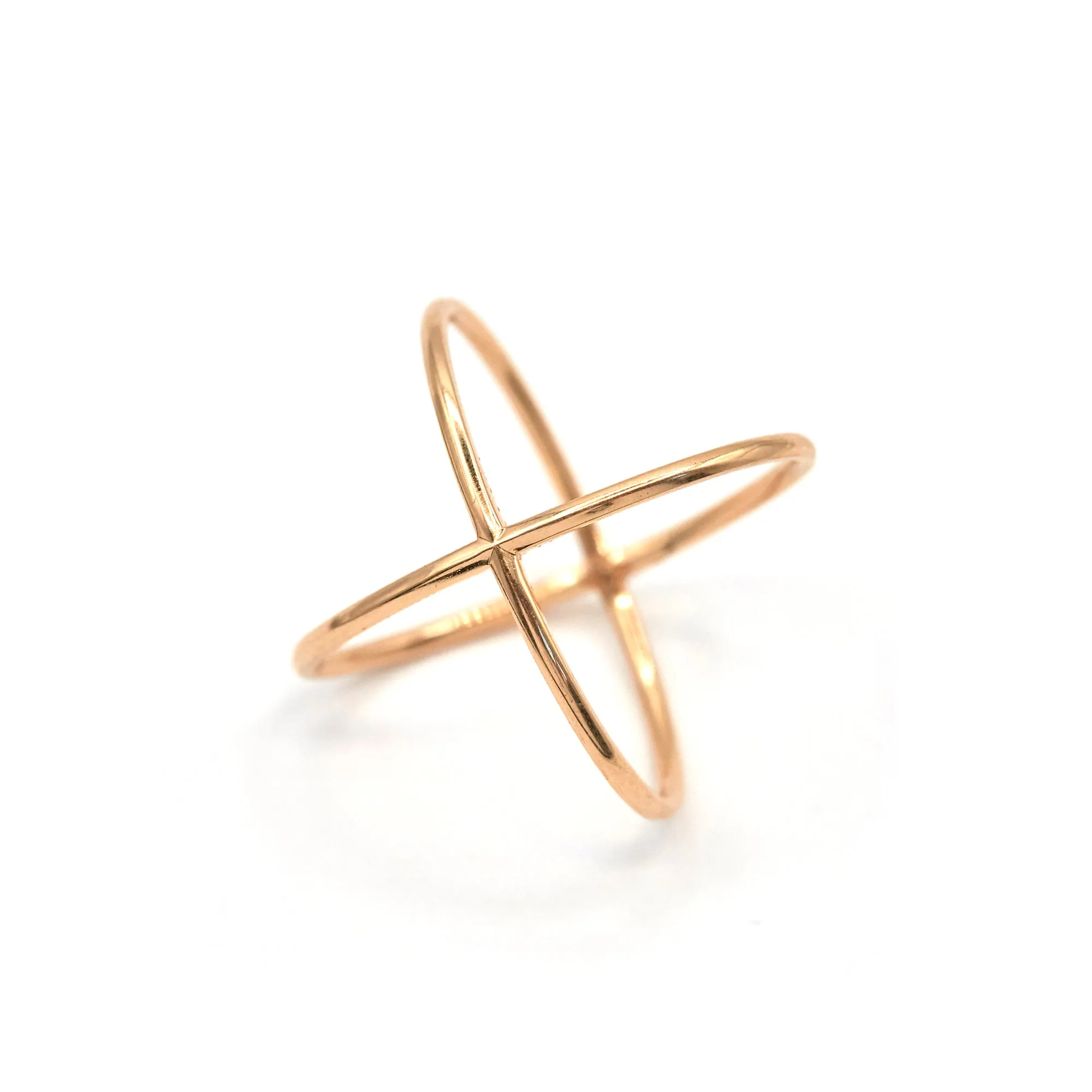 X Ring Rose Gold
