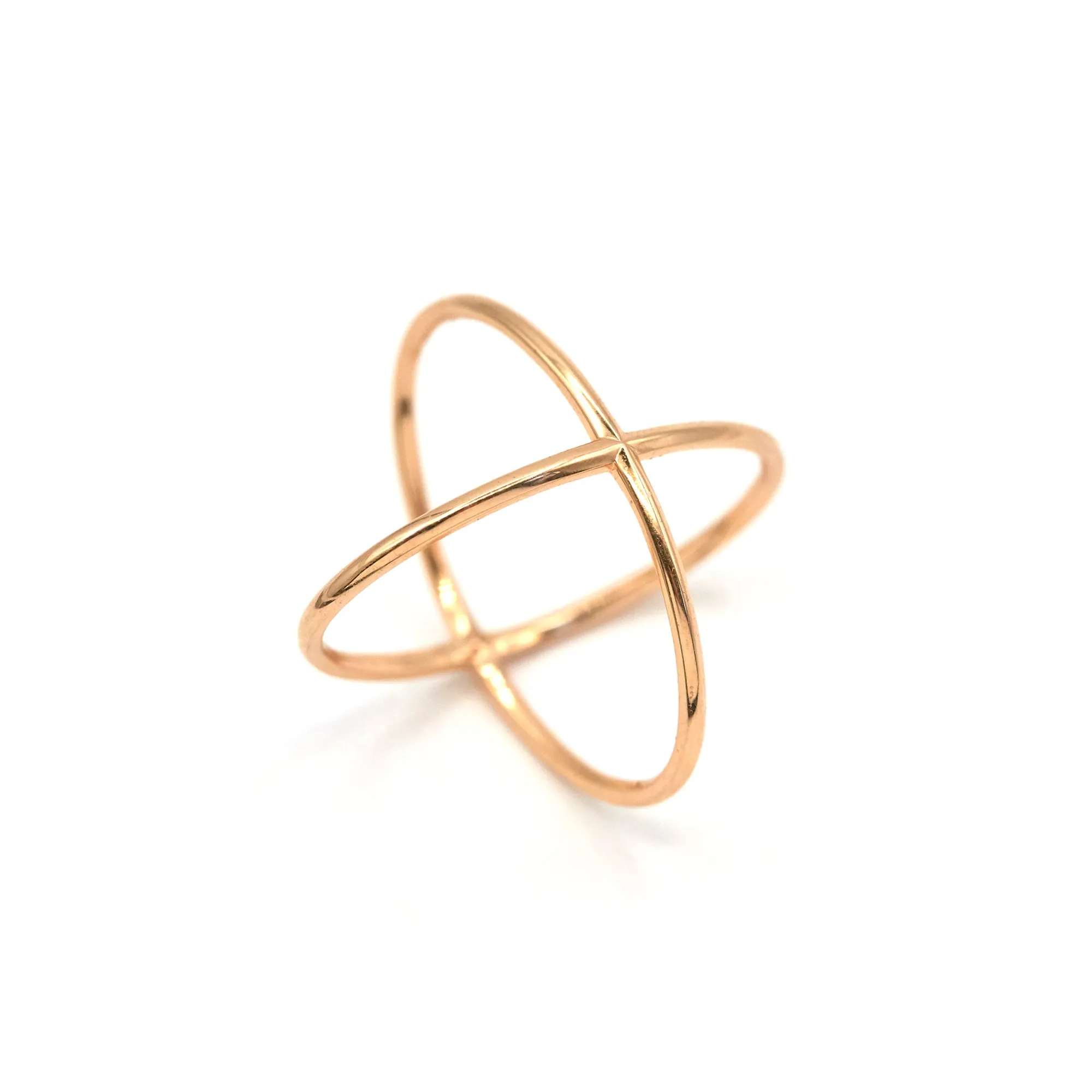 X Ring Rose Gold