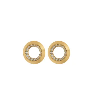 Zinnia Studs Gold